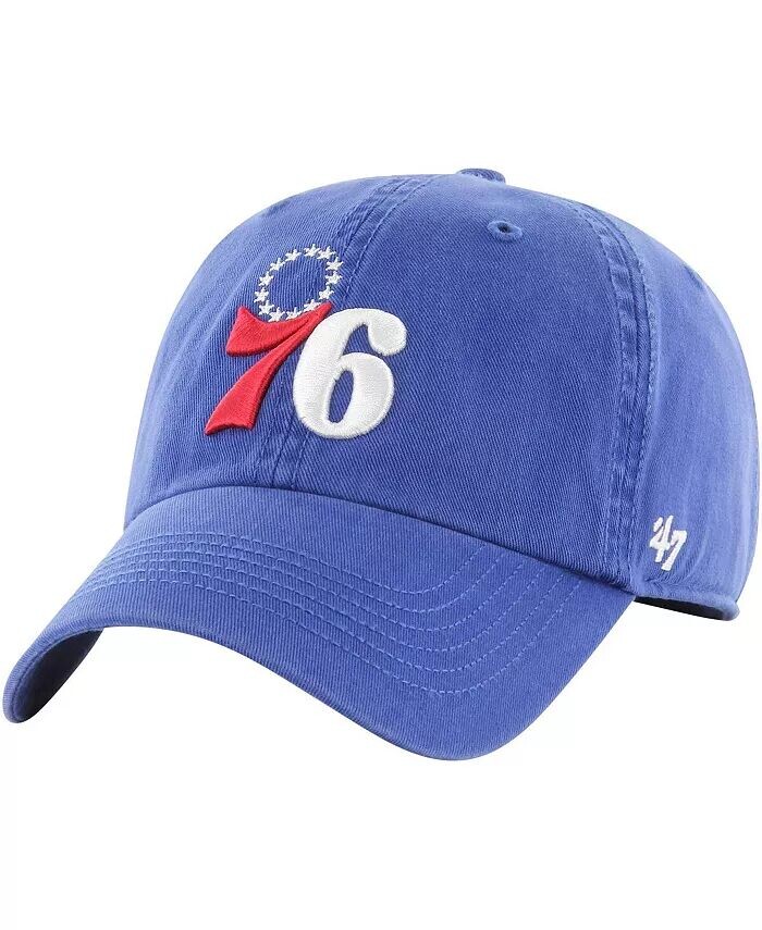 Мужская классическая приталенная шляпа Royal Philadelphia 76ers с альтернативным логотипом '47 Brand, синий
Мужская классическая приталенная шляпа Royal Philadelphia 76ers с альтернативным логотипом '47 Brand, синий