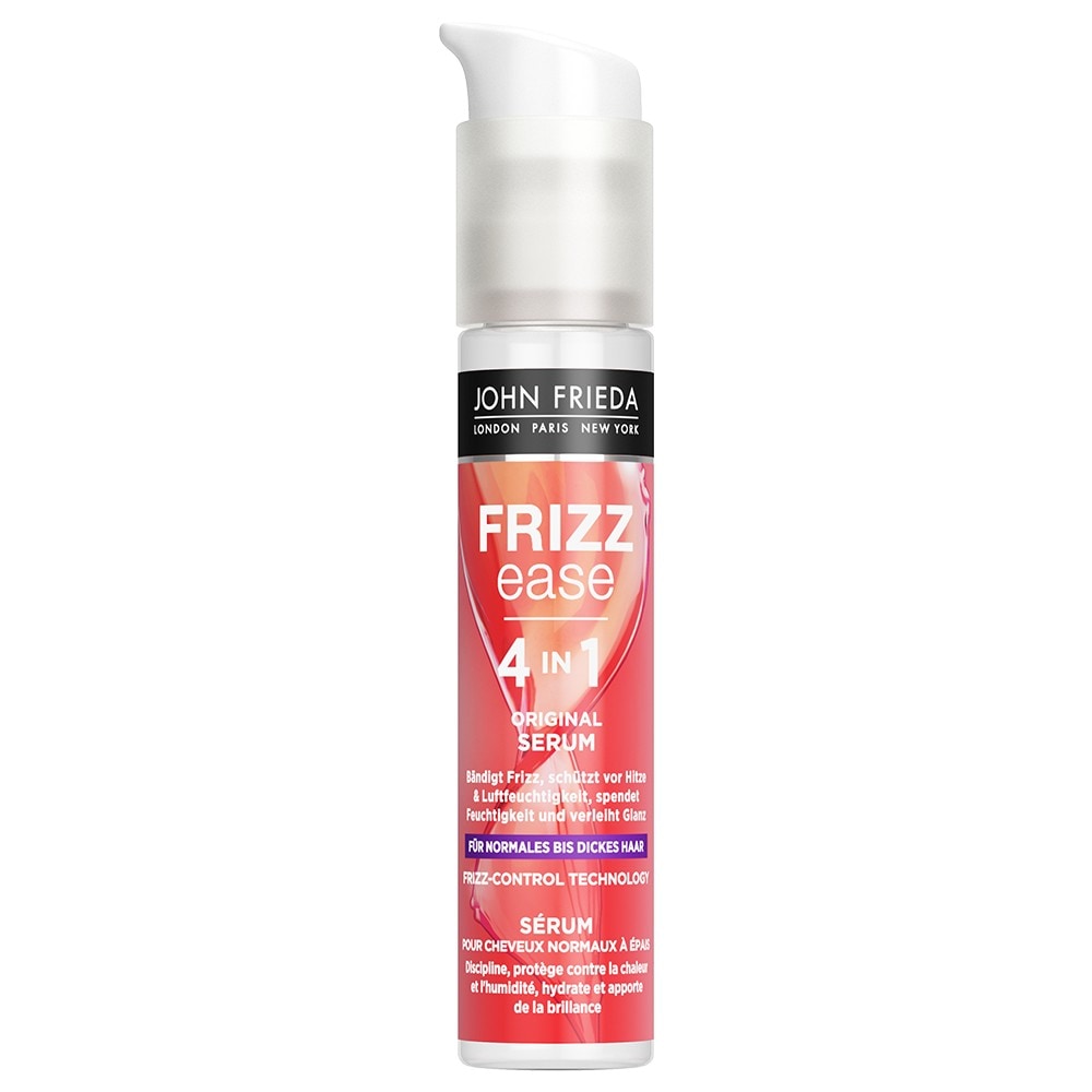 Сыворотка для волос frizz ease 4 in 1 original John Frieda, объем 50 мл
Сыворотка для волос frizz ease 4 in 1 original John Frieda, объем 50 мл