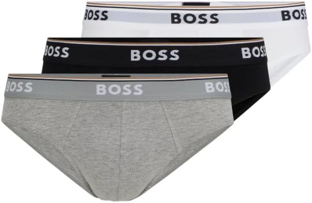 BOSS Мужские 3 пары классических трусов Regular Fit Stretch, Crisp White, Slate Grey, Dark Black
BOSS Мужские 3 пары классических трусов Regular Fit Stretch, Crisp White, Slate Grey, Dark Black