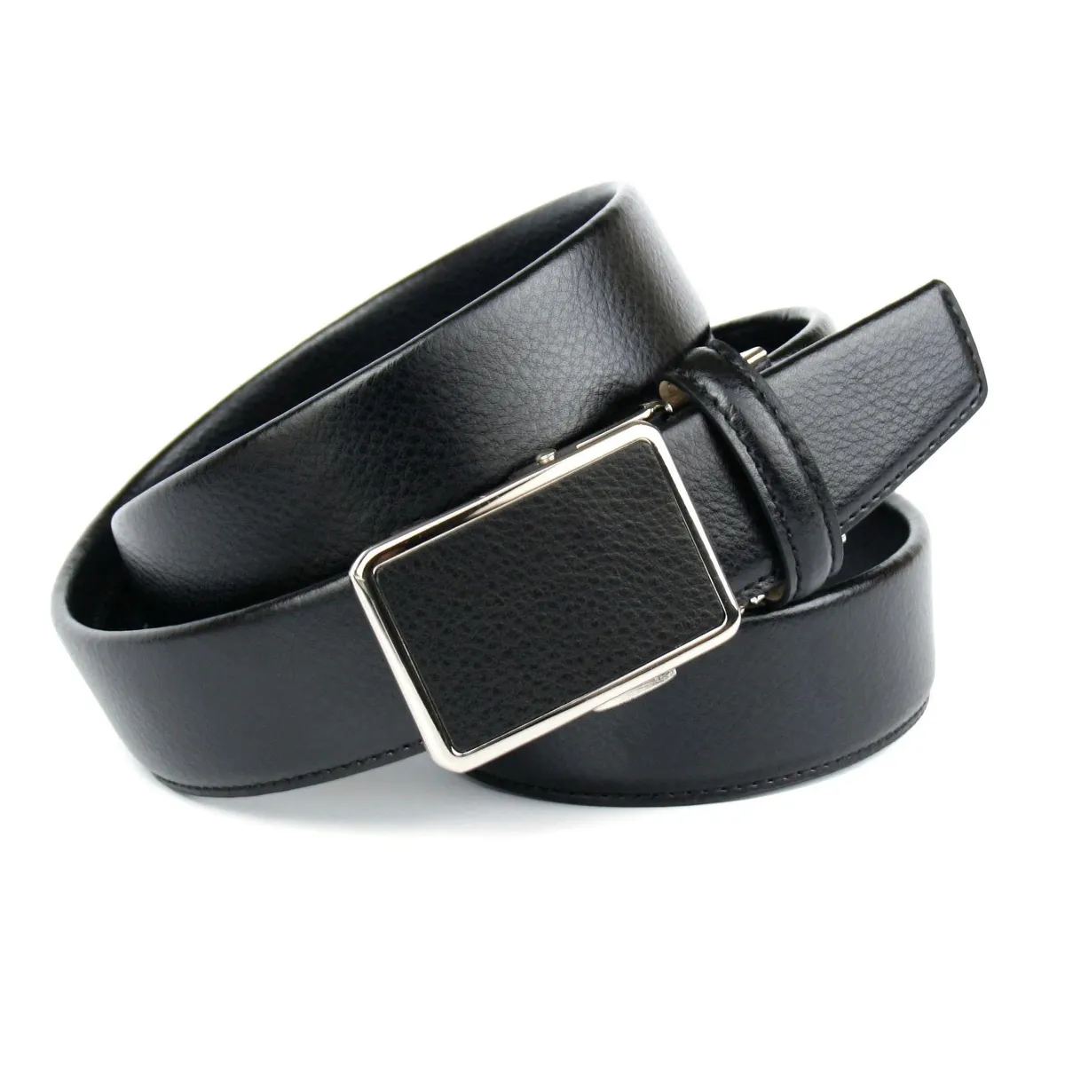 Кожаный ремень Anthoni Crown с уникальной технологией замка, черный
Кожаный ремень Anthoni Crown с уникальной технологией замка, черный