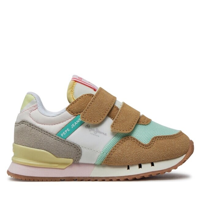 Кроссовки Pepe Jeans London Urban Gk PGS30599 Sand Beige 847, бежевый 
Кроссовки Pepe Jeans London Urban Gk PGS30599 Sand Beige 847, бежевый