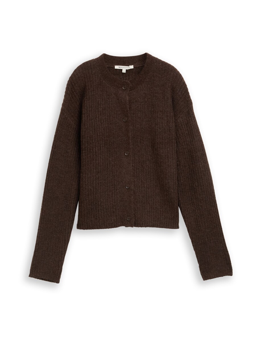 Вязаный кардиган TOM TAILOR DENIM, шоколадный
Вязаный кардиган TOM TAILOR DENIM, шоколадный