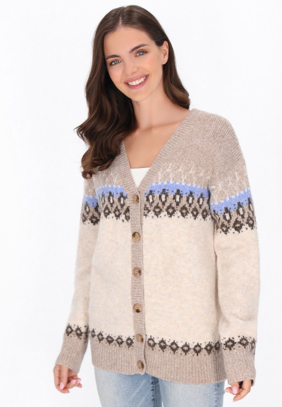 Кардиган usha Cardigan, Beige Multicolor/Beige
Кардиган usha Cardigan, Beige Multicolor/Beige