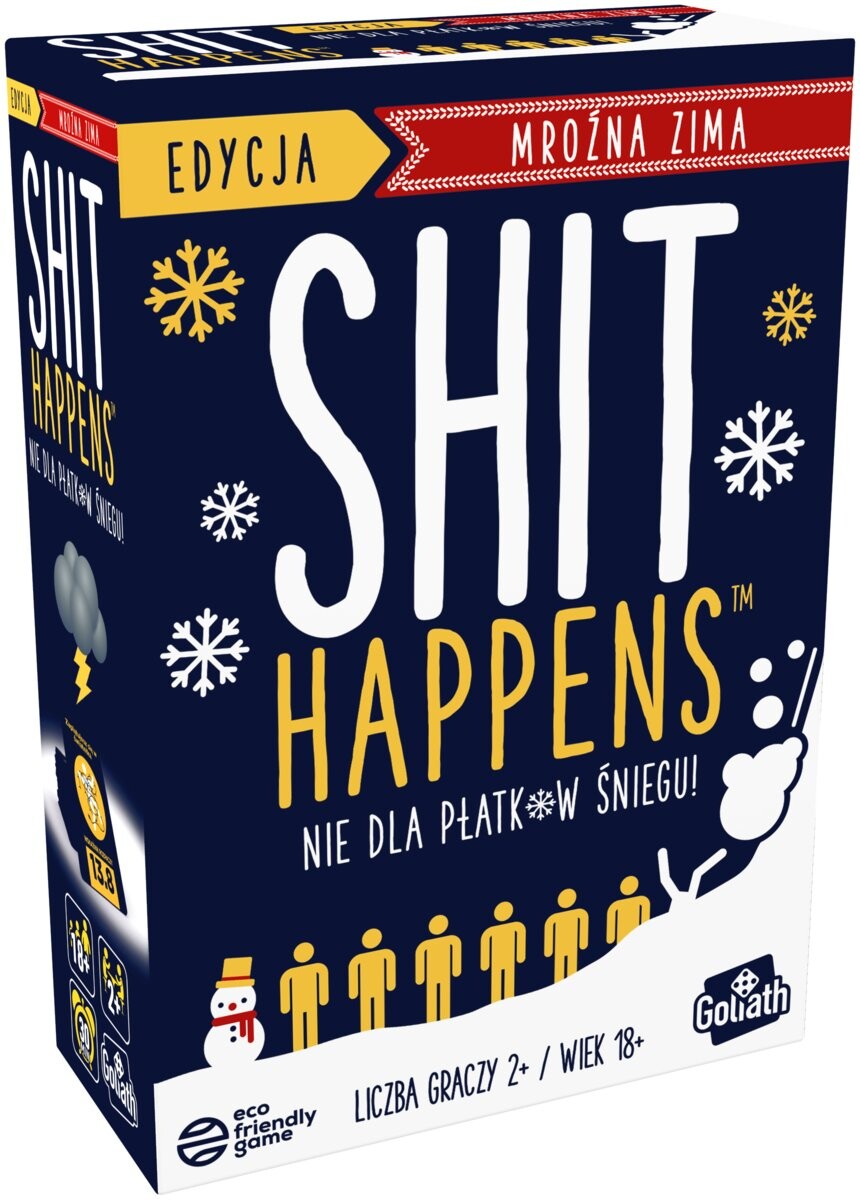 Голиаф, Shit Happens Frosty Winter, игра для вечеринок Goliath Games
Голиаф, Shit Happens Frosty Winter, игра для вечеринок Goliath Games