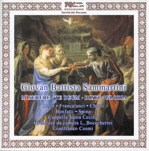 CD диск Sammartini / Borsi / Luigia / Chiuri: Gloria Patri / Dixit Per Soli / Coro E Archi
CD диск Sammartini / Borsi / Luigia / Chiuri: Gloria Patri / Dixit Per Soli / Coro E Archi