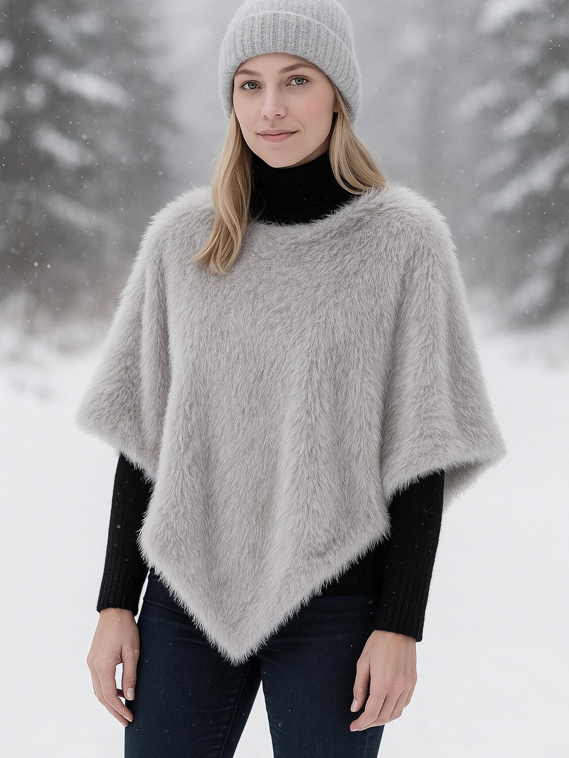 COLLEZIONE ALESSANDRO Кейп 'London' в сером цвете
COLLEZIONE ALESSANDRO Кейп 'London' в сером цвете