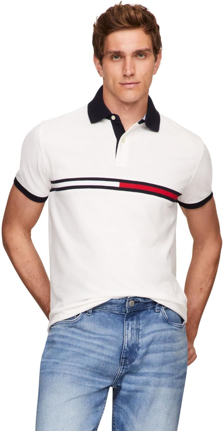 Мужская рубашка поло Tommy Hilfiger с коротким рукавом и принтом флага из хлопка пике, индивидуальный крой, Bright White, Белый, Мужская рубашка поло Tommy Hilfiger с коротким рукавом и принтом флага из хлопка пике, индивидуальный крой, Bright White
Мужская рубашка поло Tommy Hilfiger с коротким рукавом и принтом флага из хлопка пике, индивидуальный крой, Bright White, Белый, Мужская рубашка поло Tommy Hilfiger с коротким рукавом и принтом флага из хлопка пике, индивидуальный крой, Bright White