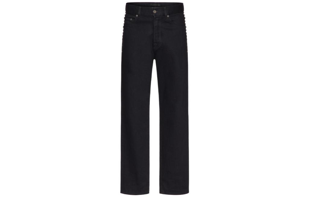 Джинсы прямого кроя с декоративными заклепками Valentino, черный
Джинсы прямого кроя с декоративными заклепками Valentino, черный