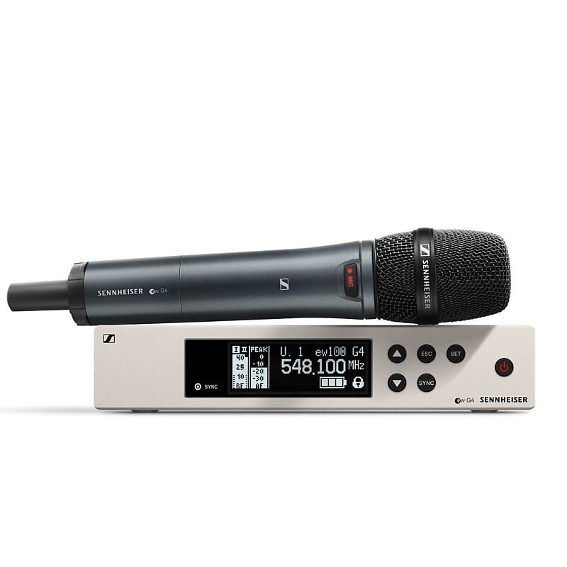 Беспроводная микрофонная система Sennheiser ew 100 G4 835S Evolution G4 Handheld Wireless Microphone System, Freq Range A
Беспроводная микрофонная система Sennheiser ew 100 G4 835S Evolution G4 Handheld Wireless Microphone System, Freq Range A