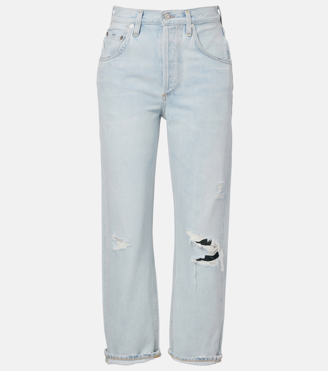 Джинсы далия с эффектом поношенности, низкой посадкой и широкими штанинами Citizens of Humanity, Liri
Джинсы далия с эффектом поношенности, низкой посадкой и широкими штанинами Citizens of Humanity, Liri