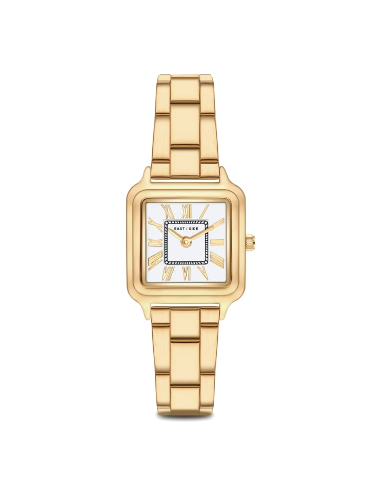 Eastside NY Часы из нержавеющей стали в корпусе из желтого золота
Eastside NY Часы из нержавеющей стали в корпусе из желтого золота