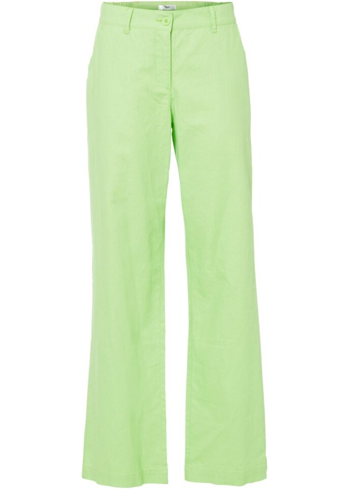 Тканые брюки из льна с удобным поясом Bpc Bonprix Collection, зеленый
Тканые брюки из льна с удобным поясом Bpc Bonprix Collection, зеленый