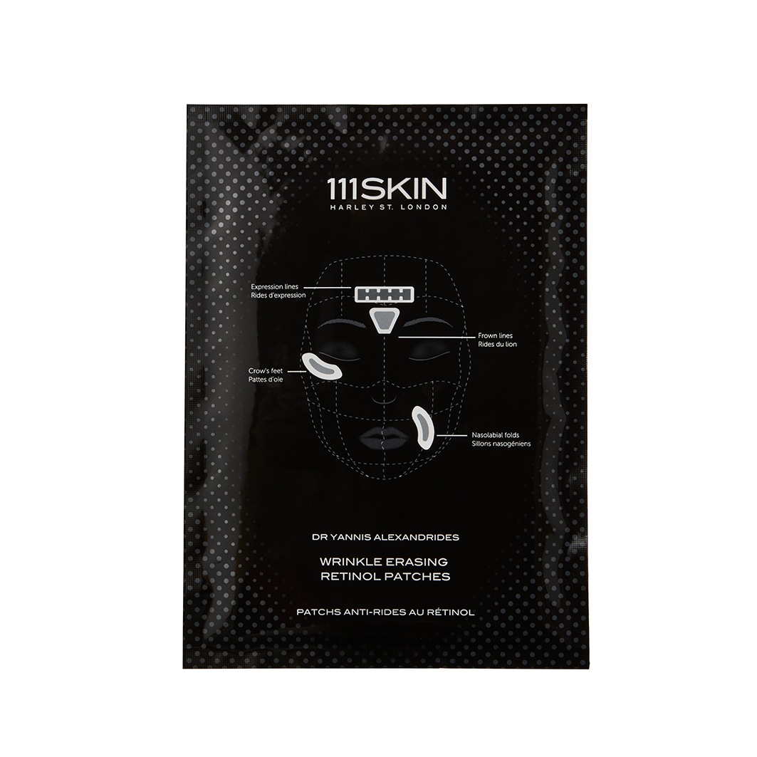 Маска для лица intensive wrinkle erasing retinol patches 111Skin, вес 195 гр.
Маска для лица intensive wrinkle erasing retinol patches 111Skin, вес 195 гр.