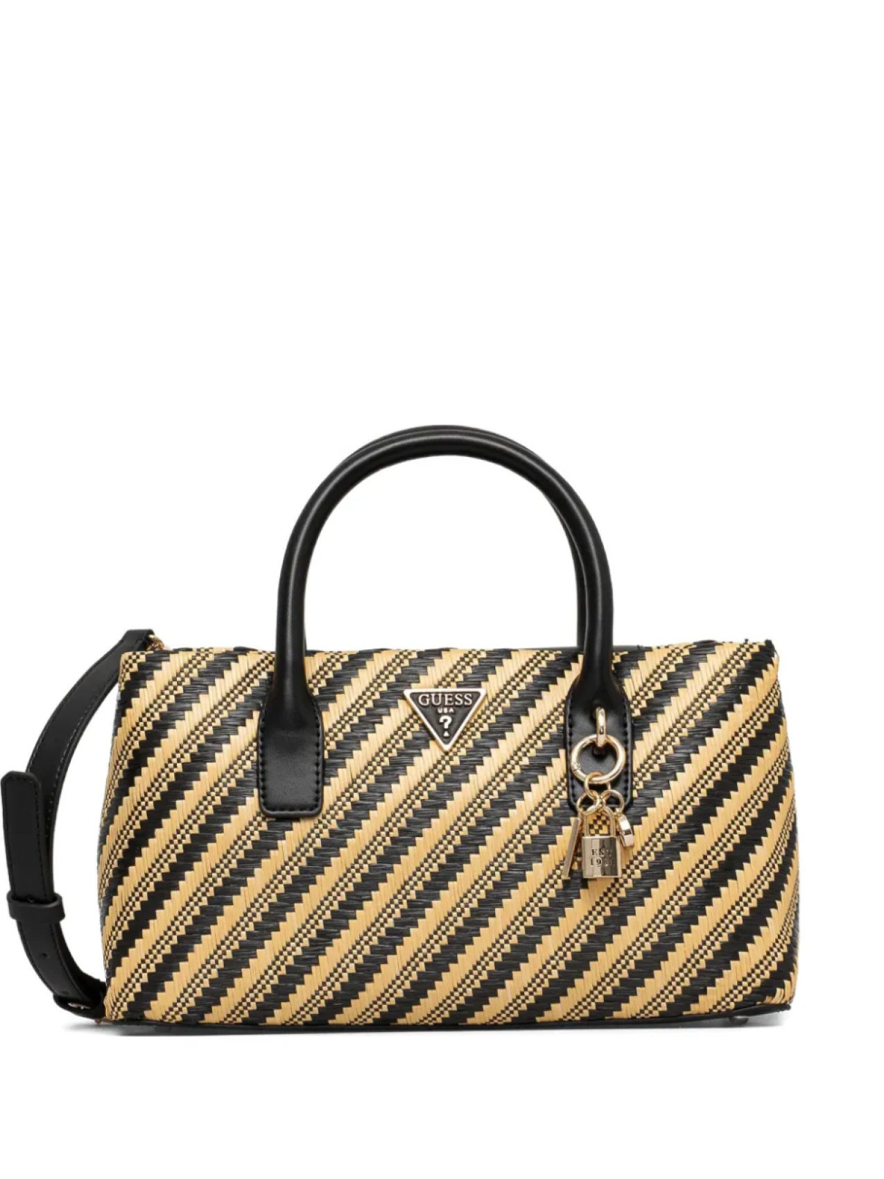 Полосатая сумка-тоут GUESS USA, нейтральный
Полосатая сумка-тоут GUESS USA, нейтральный