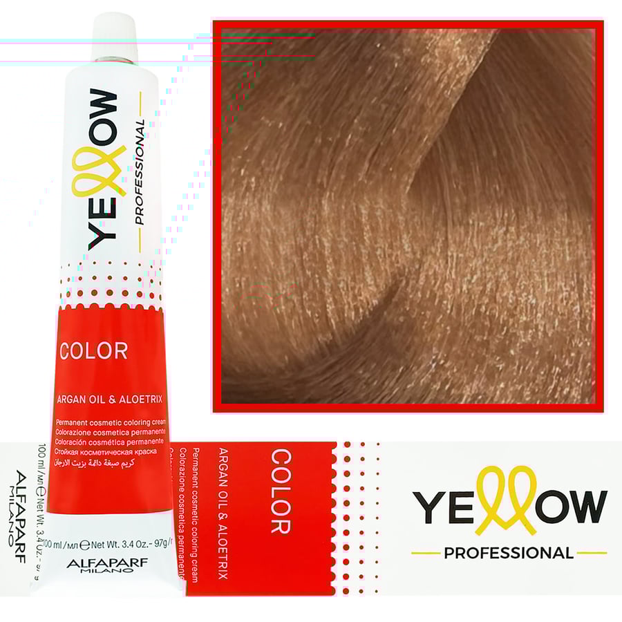 Alfaparf Yellow, Краситель, 9.31 Очень светлый золотисто-пепельный блондин, 100 мл
Alfaparf Yellow, Краситель, 9.31 Очень светлый золотисто-пепельный блондин, 100 мл