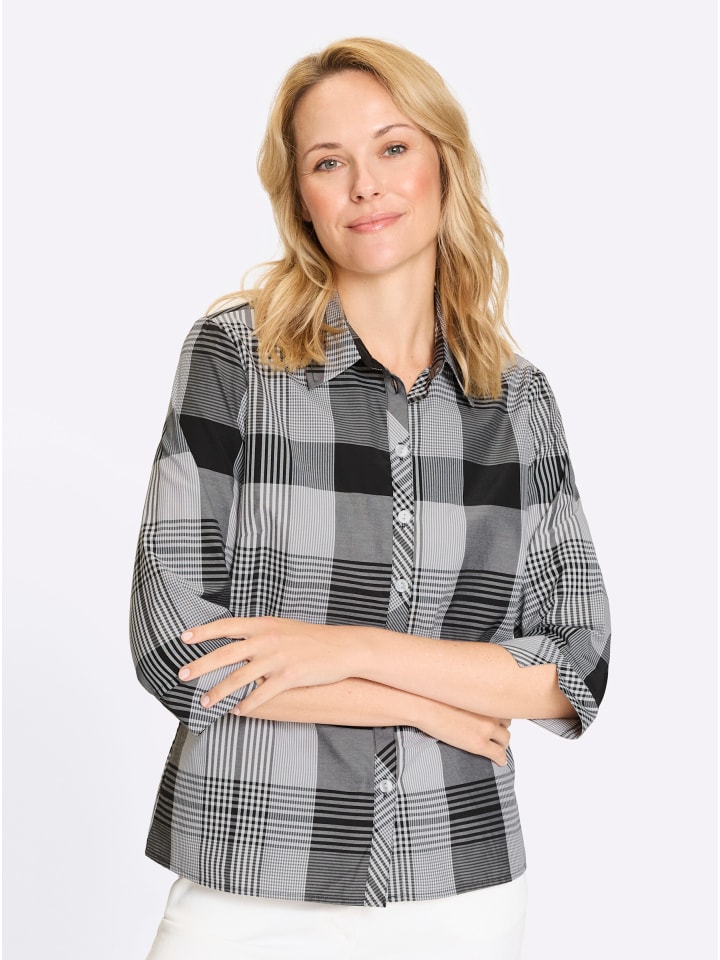 Клетчатая блузка в черно-белом цвете Sieh an!
Клетчатая блузка в черно-белом цвете Sieh an!