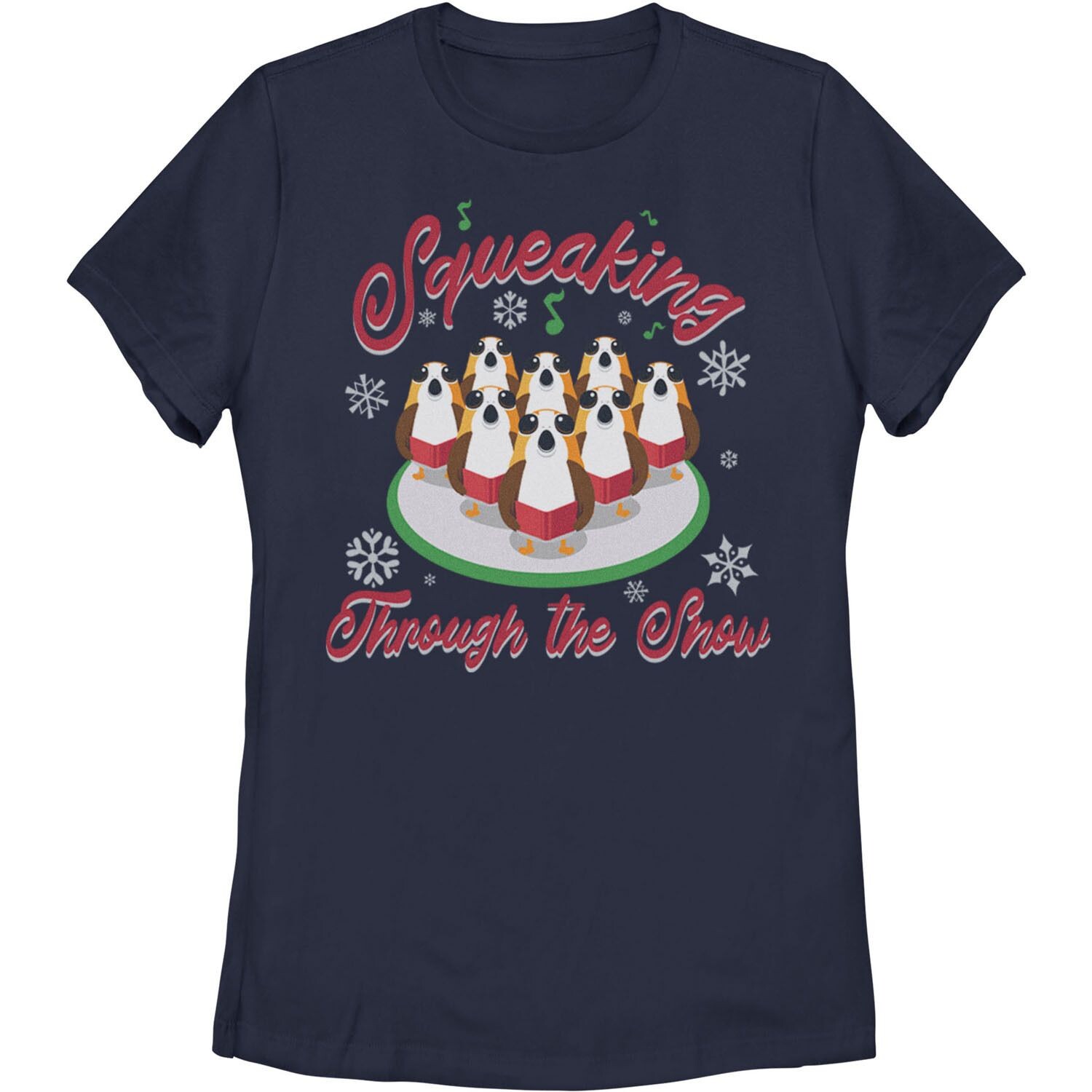 Рождественские порги из «Звездных войн» для юниоров, скрипящие сквозь снежную футболку Star Wars
Рождественские порги из «Звездных войн» для юниоров, скрипящие сквозь снежную футболку Star Wars