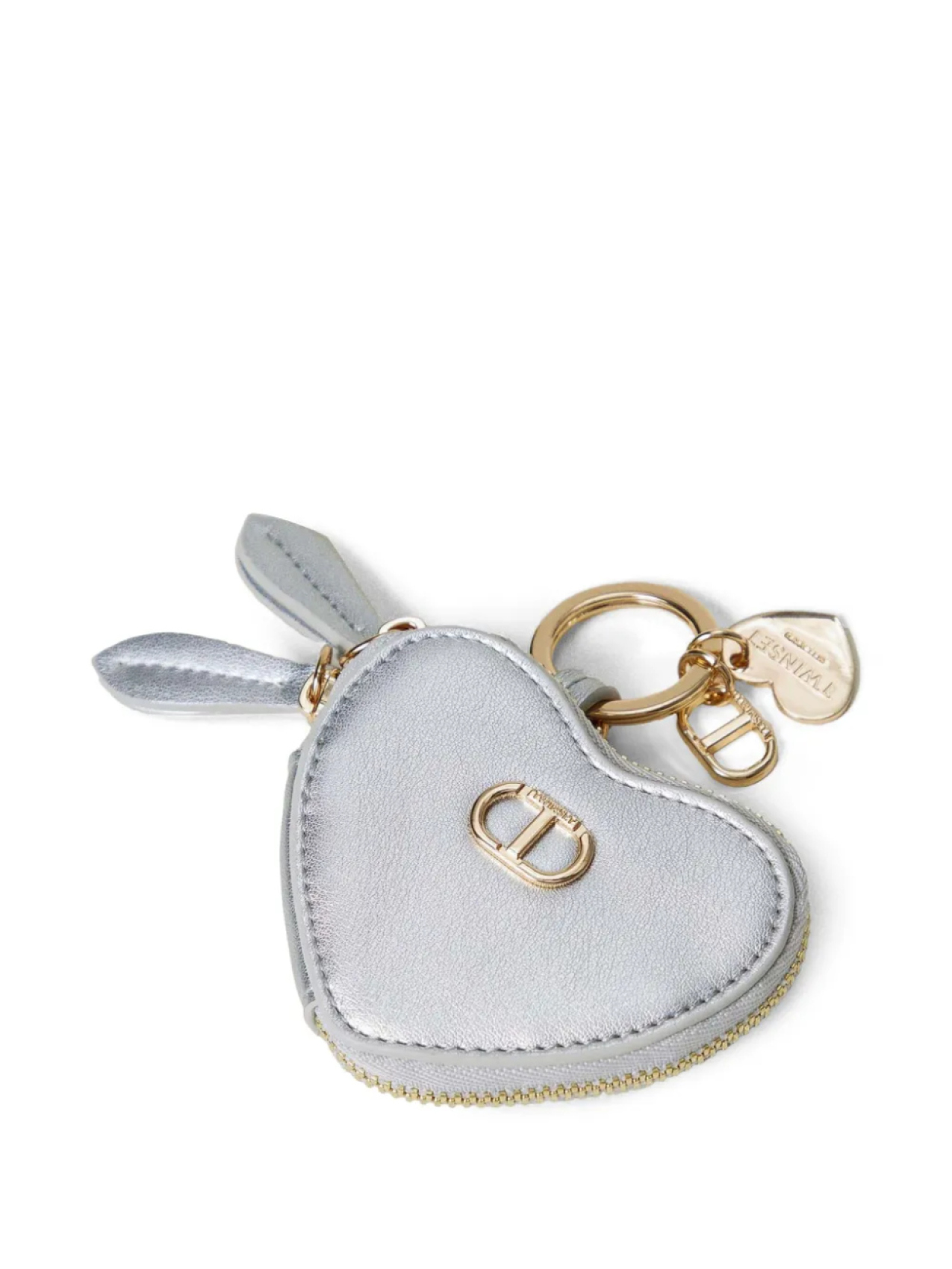 Кошелек для монет в форме сердца TWINSET, серебряный
Кошелек для монет в форме сердца TWINSET, серебряный