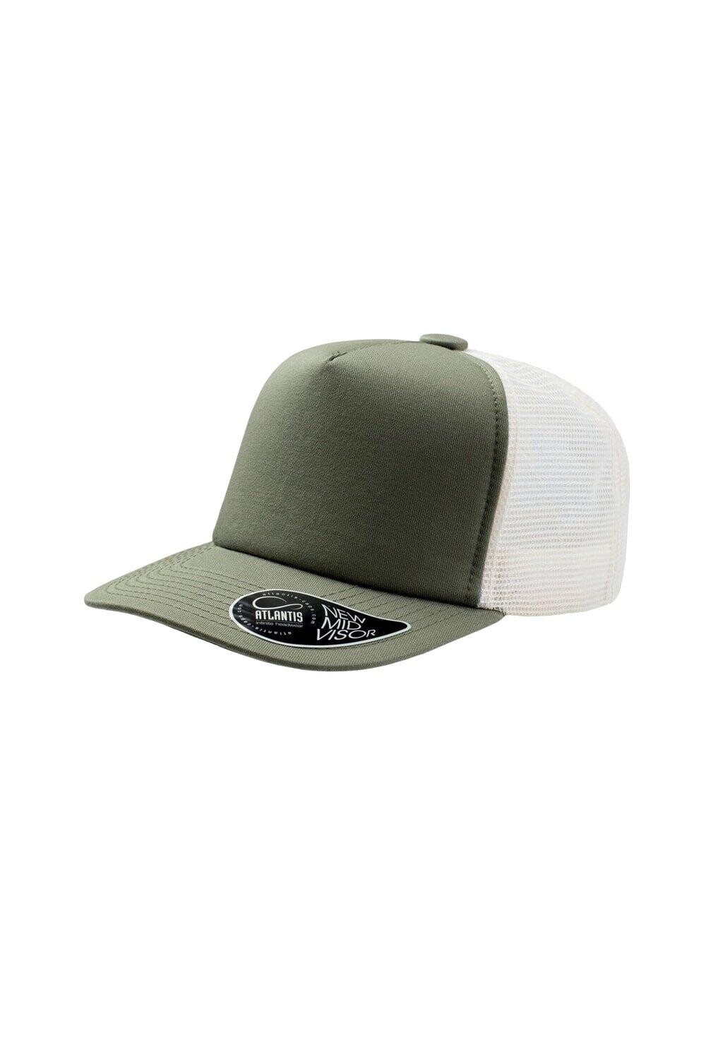 Кепка дальнобойщика Record Mid Visor с 5 панелями Atlantis, зеленый
Кепка дальнобойщика Record Mid Visor с 5 панелями Atlantis, зеленый