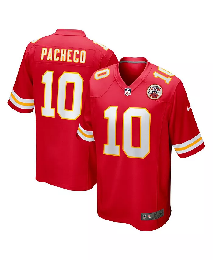 Мужская игровая футболка Isiah Pacheco в красном цвете Kansas City Chiefs Nike
Мужская игровая футболка Isiah Pacheco в красном цвете Kansas City Chiefs Nike