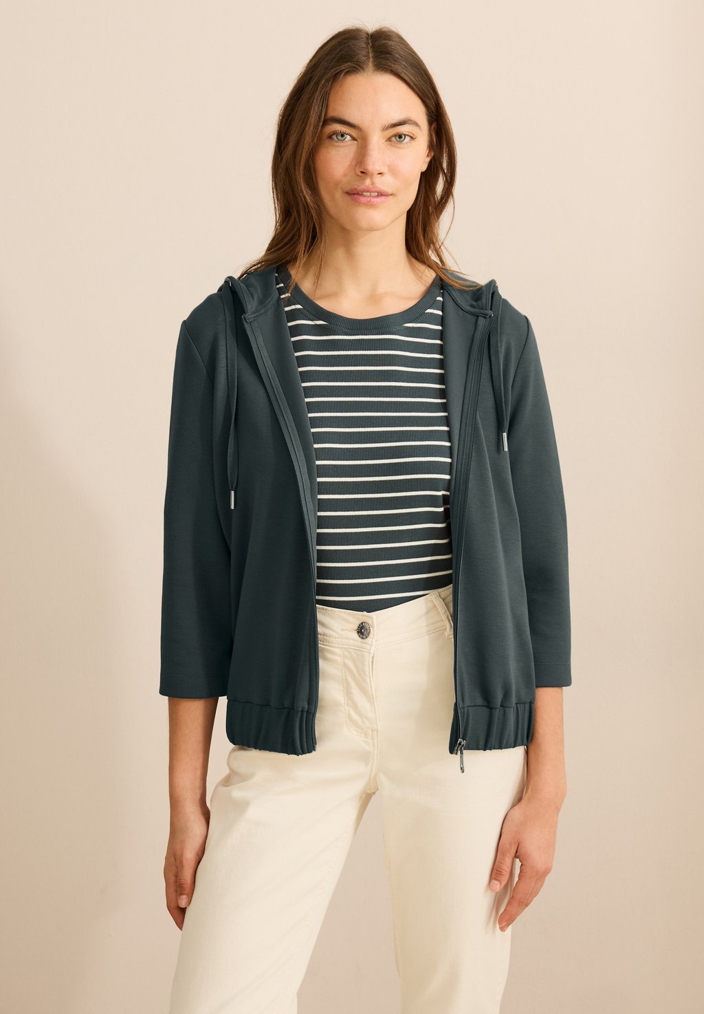 Толстовка на молнии Cecil, темно-зеленый
Толстовка на молнии Cecil, темно-зеленый