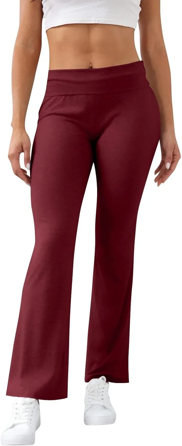 Леггинсы Flare для женщин Low Rise Fold Over Shusuen
Леггинсы Flare для женщин Low Rise Fold Over Shusuen