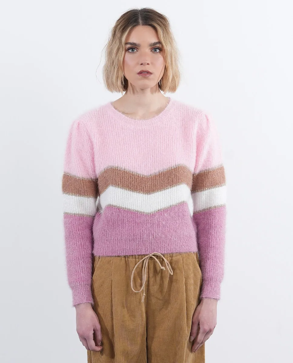 Женский свитер с длинным рукавом с графическим принтом Lili Sidonio, розовый
Женский свитер с длинным рукавом с графическим принтом Lili Sidonio, розовый