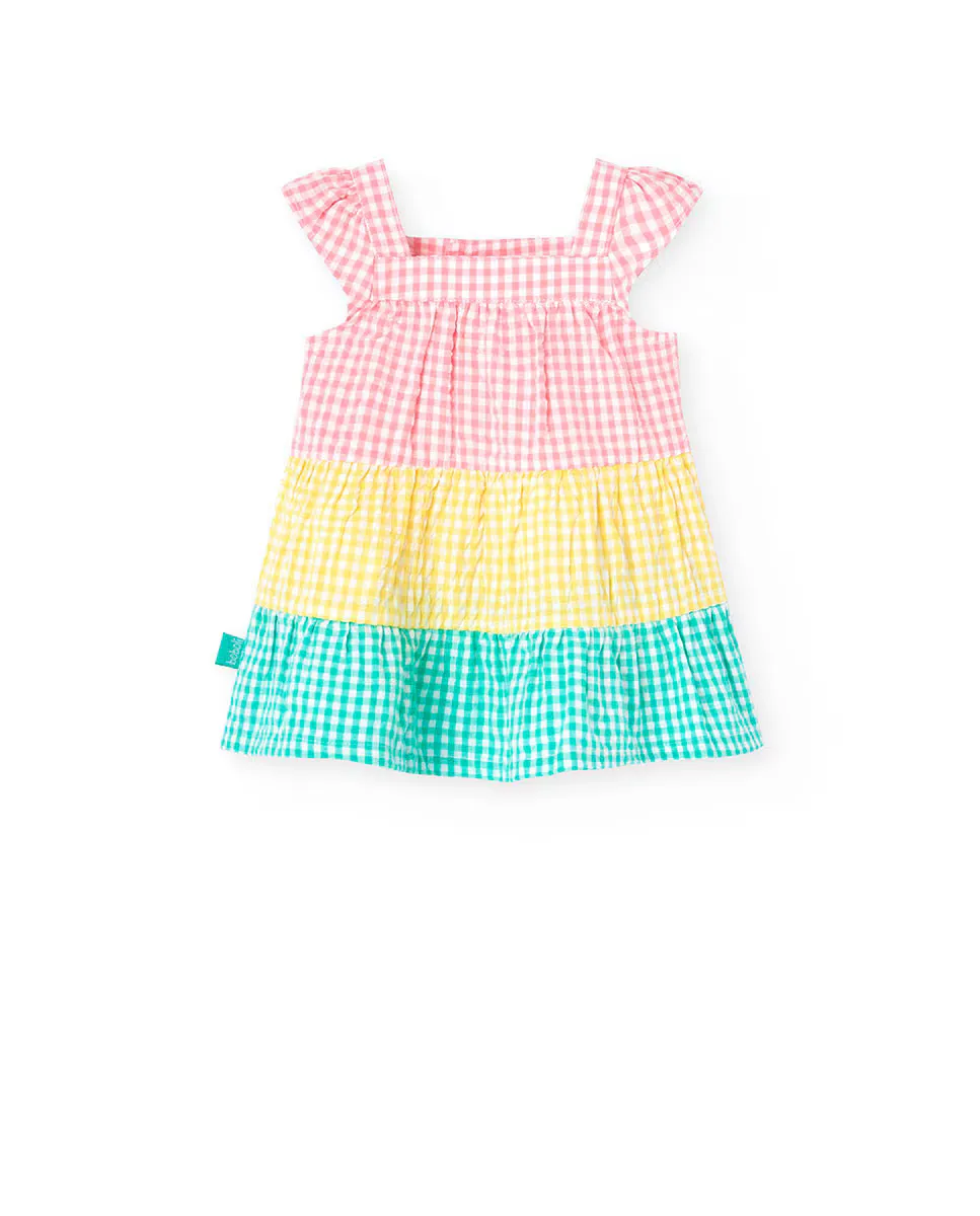 Платье в стиле колор блок для малышки в клетку Boboli, многоцветный
Платье в стиле колор блок для малышки в клетку Boboli, многоцветный