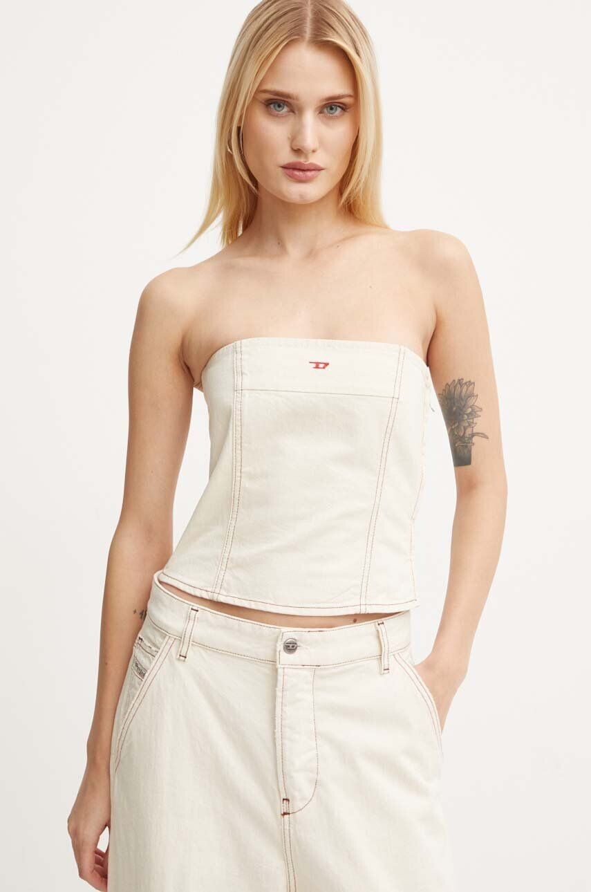 Топ DE-VILLE из хлопка Diesel, бежевый
Топ DE-VILLE из хлопка Diesel, бежевый