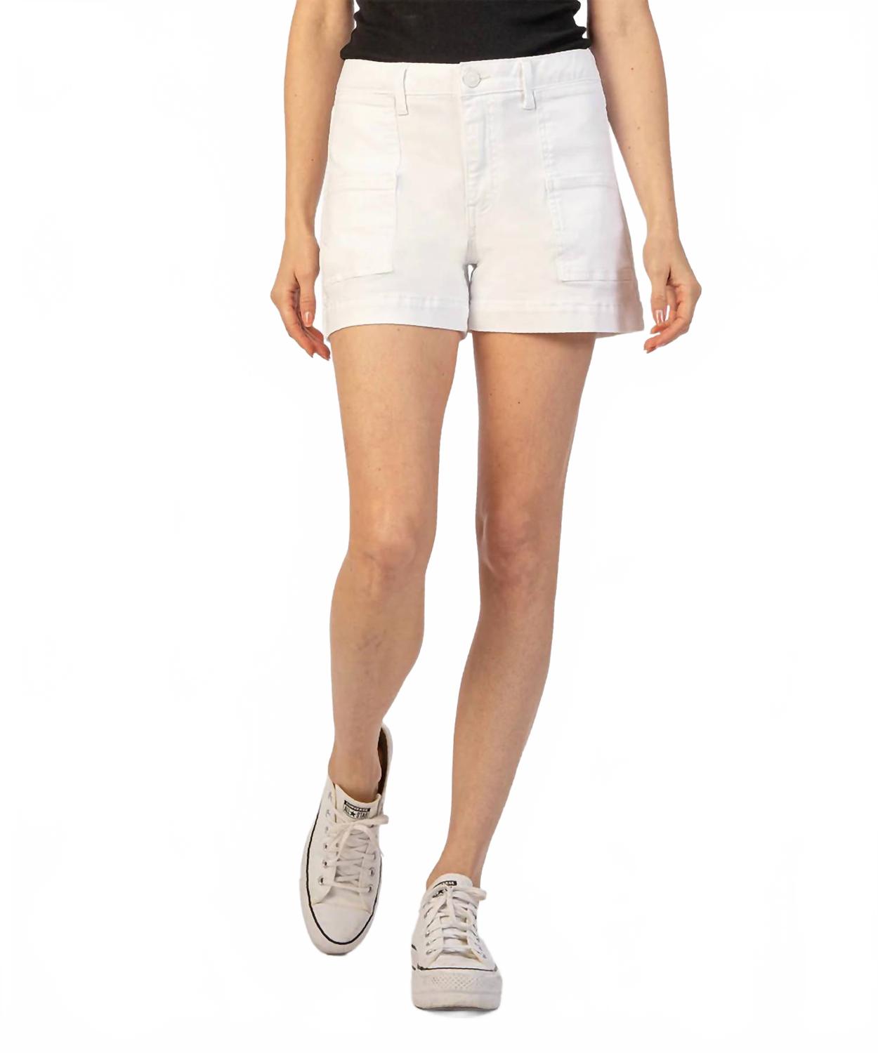 Джинсовые шорты Jane High Rise в оптическом белом KUT FROM THE KLOTH
Джинсовые шорты Jane High Rise в оптическом белом KUT FROM THE KLOTH