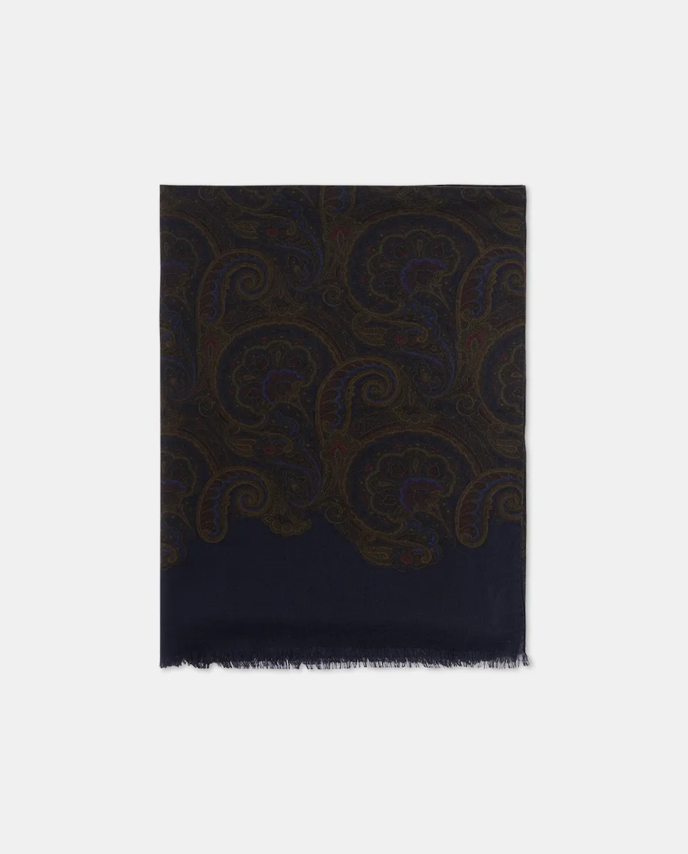 Шарф из фантазийной шерсти Emidio Tucci, темно-синий
Шарф из фантазийной шерсти Emidio Tucci, темно-синий