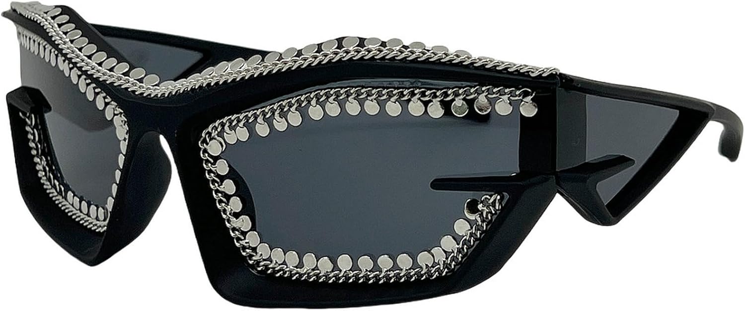 Модные солнцезащитные очки обтекаемой формы для мужчин и женщин, 2025 год, спортивный стиль, Y2K, стильные солнцезащитные очки «кошачий глаз» с защитой от УФ-излучения UV400 mincl, Black
Модные солнцезащитные очки обтекаемой формы для мужчин и женщин, 2025 год, спортивный стиль, Y2K, стильные солнцезащитные очки «кошачий глаз» с защитой от УФ-излучения UV400 mincl, Black