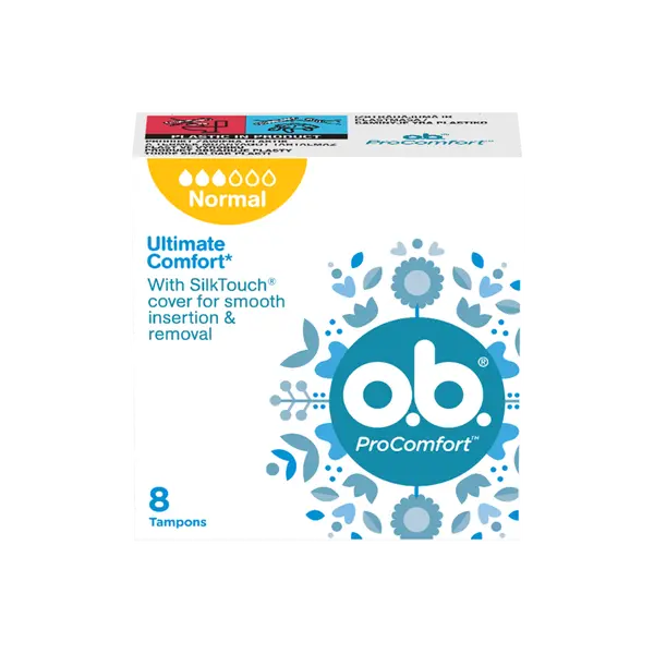 Тампоны гигиенические обычные, 8 шт./1 уп. O.B. Procomfort
Тампоны гигиенические обычные, 8 шт./1 уп. O.B. Procomfort