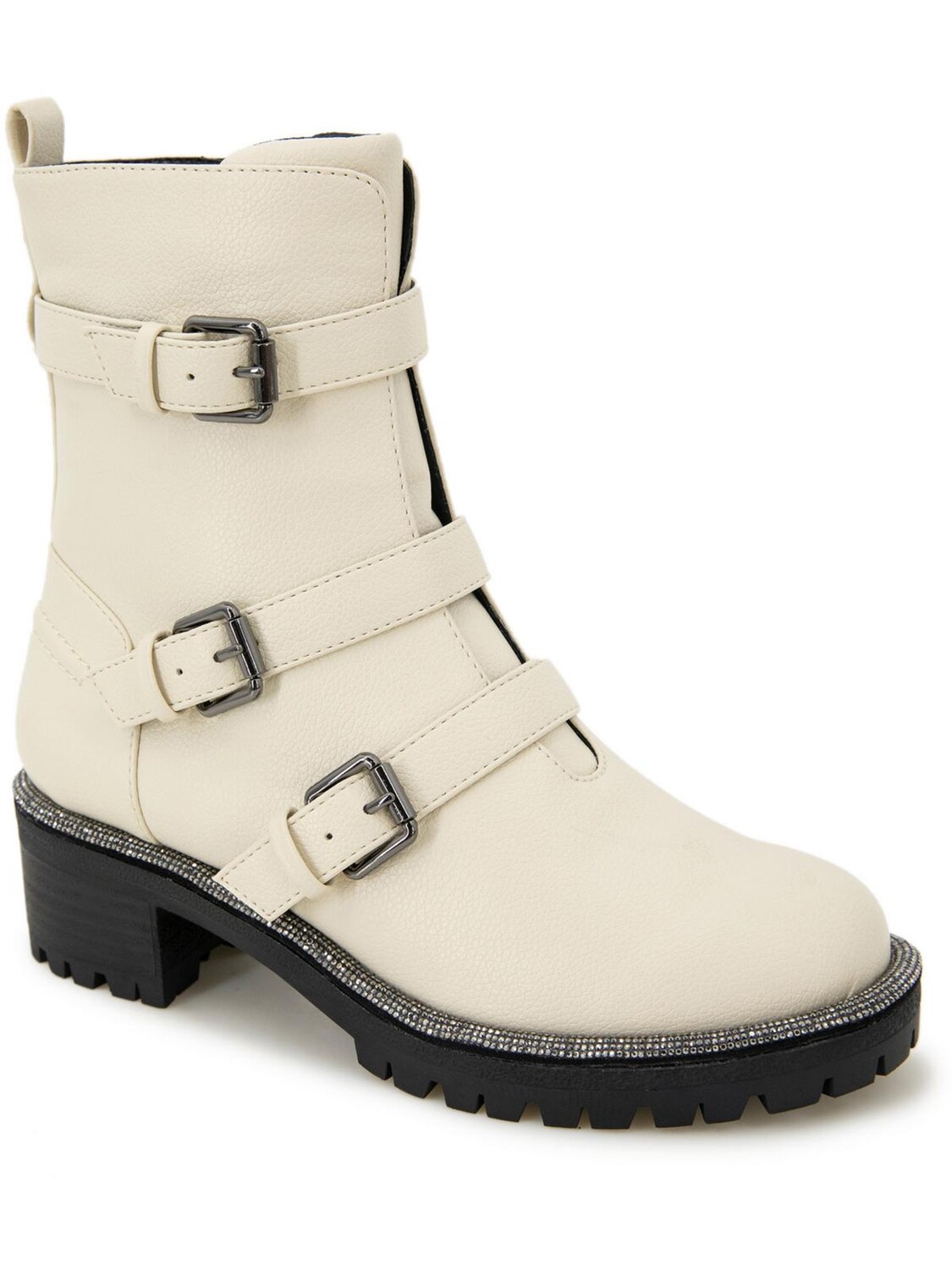 Женские мотоциклетные ботинки Tate из искусственной кожи со стразами Kenneth Cole Reaction, экрю
Женские мотоциклетные ботинки Tate из искусственной кожи со стразами Kenneth Cole Reaction, экрю
