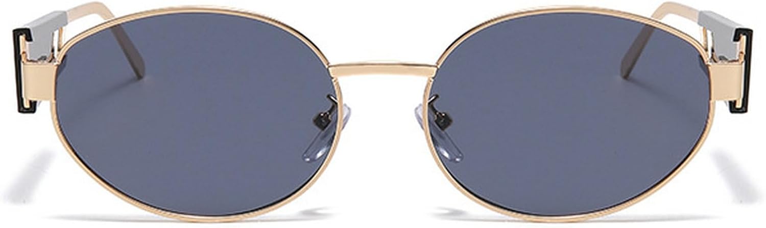 Ретро-солнцезащитные очки-пилот в металлической оправе, овальные, для женщин и мужчин, винтажные круглые солнцезащитные очки, роскошные очки в стиле 90-х с зелеными линзами, мужские панк-очки mincl, Gold Black
Ретро-солнцезащитные очки-пилот в металлической оправе, овальные, для женщин и мужчин, винтажные круглые солнцезащитные очки, роскошные очки в стиле 90-х с зелеными линзами, мужские панк-очки mincl, Gold Black