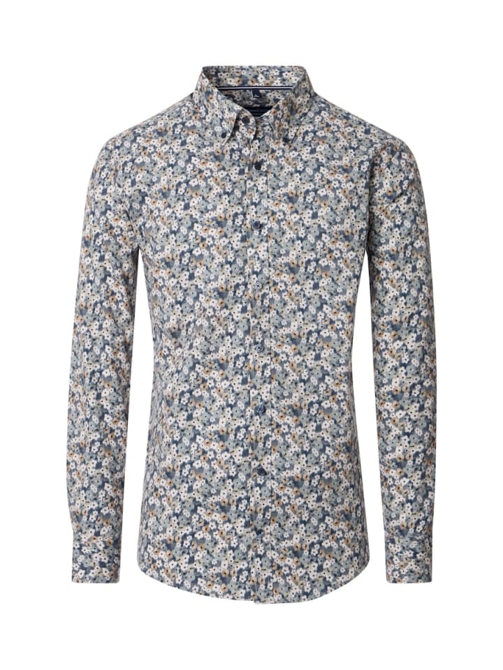 Повседневная рубашка серебристого цвета CASAMODA
Повседневная рубашка серебристого цвета CASAMODA