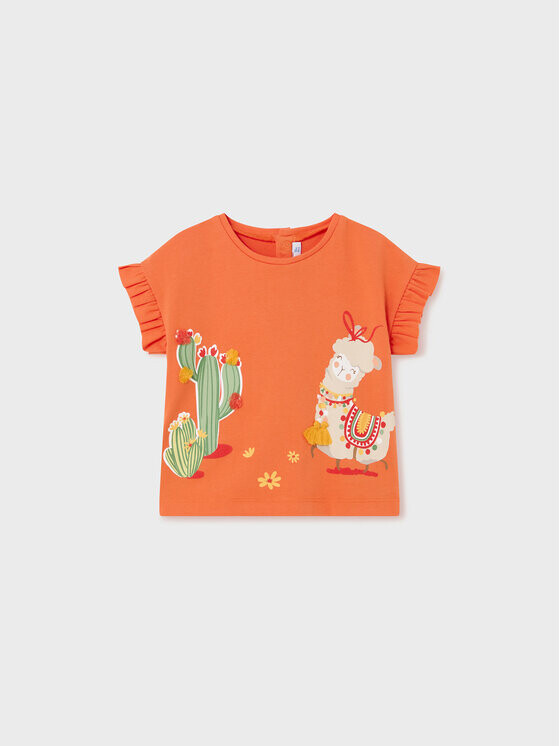 Футболка стандартного кроя Mayoral, оранжевый
Футболка стандартного кроя Mayoral, оранжевый