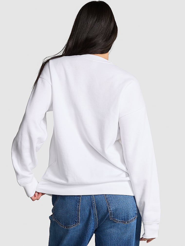 Толстовка свободного кроя из флиса Ivy Pink, vs white bling
Толстовка свободного кроя из флиса Ivy Pink, vs white bling