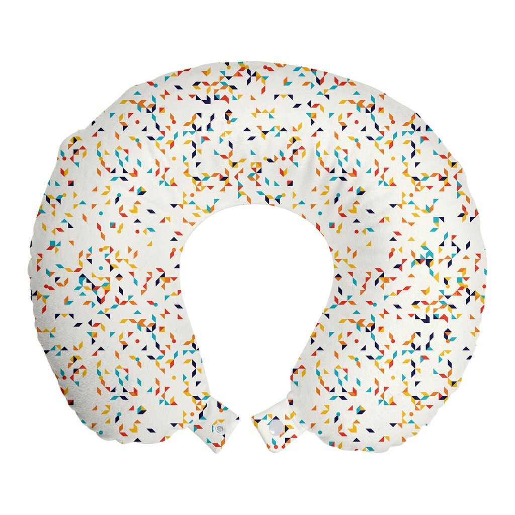 ABAKUHAUS Geometric Travel Pillow Подушка для шеи, Красочное искусство в стиле модерн, предметы из пенопласта для путешествий в самолете и автомобиле, 30x30 см, белые и разноцветные
ABAKUHAUS Geometric Travel Pillow Подушка для шеи, Красочное искусство в стиле модерн, предметы из пенопласта для путешествий в самолете и автомобиле, 30x30 см, белые и разноцветные