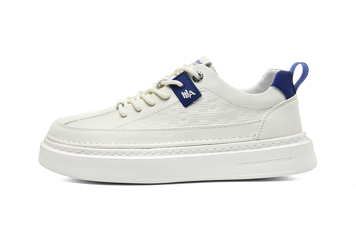 HLA Амортизирующие противоскользящие скейтерские кеды мужские бело-голубые, цвет White Blue
HLA Амортизирующие противоскользящие скейтерские кеды мужские бело-голубые, цвет White Blue