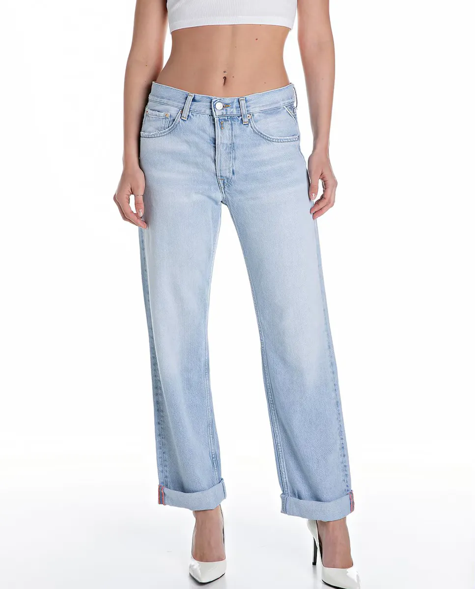 Женские широкие джинсы в стиле ковбоя Replay, синий
Женские широкие джинсы в стиле ковбоя Replay, синий