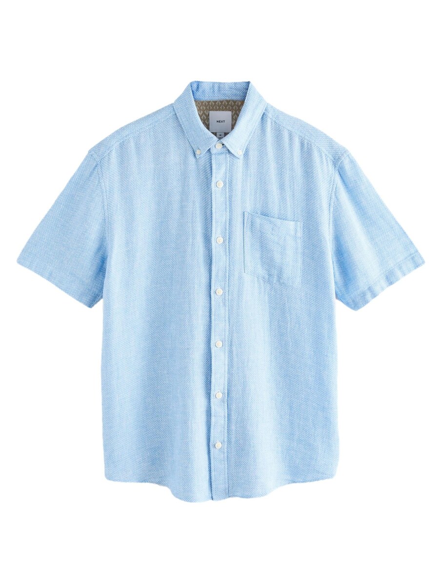 Рубашка обычного кроя на пуговицах Next, светло-синий
Рубашка обычного кроя на пуговицах Next, светло-синий