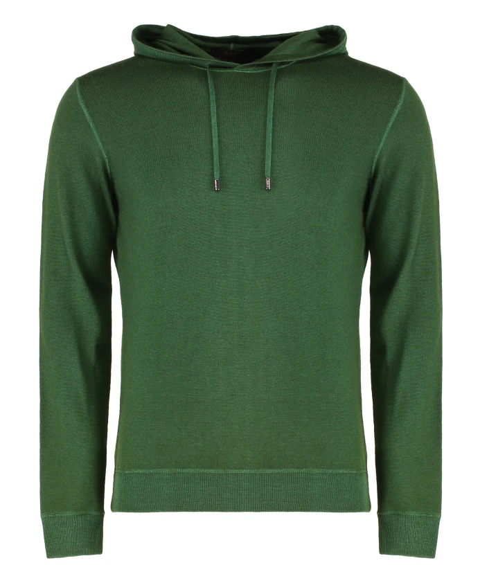 Вязаные шерстяные худи в рубчик Moorer, зеленый
Вязаные шерстяные худи в рубчик Moorer, зеленый
