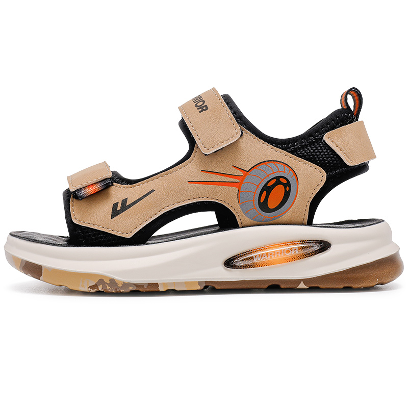 Дышащие детские сандалии для детей WARRIOR, хаки/черный 
Дышащие детские сандалии для детей WARRIOR, хаки/черный