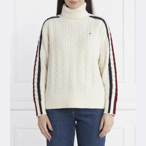 Водолазка стандартного кроя Global с добавлением шерсти Tommy Hilfiger, бежевый
Водолазка стандартного кроя Global с добавлением шерсти Tommy Hilfiger, бежевый