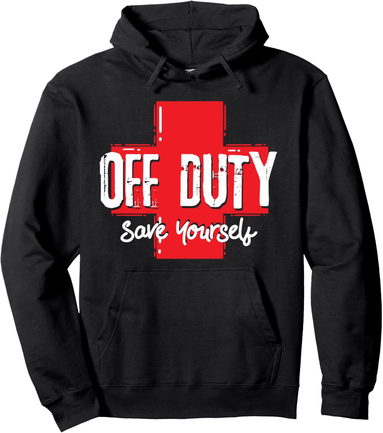 Худи с забавным рисунком спасателя на воде, не при исполнении служебных обязанностей: «Спасайся сам!» I'M Off Duty, In Rescue Gear, черный
Худи с забавным рисунком спасателя на воде, не при исполнении служебных обязанностей: «Спасайся сам!» I'M Off Duty, In Rescue Gear, черный