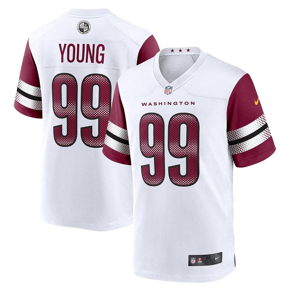 Мужское игровое джерси Nike Chase Young White Washington Commanders, цвет Wft White
Мужское игровое джерси Nike Chase Young White Washington Commanders, цвет Wft White