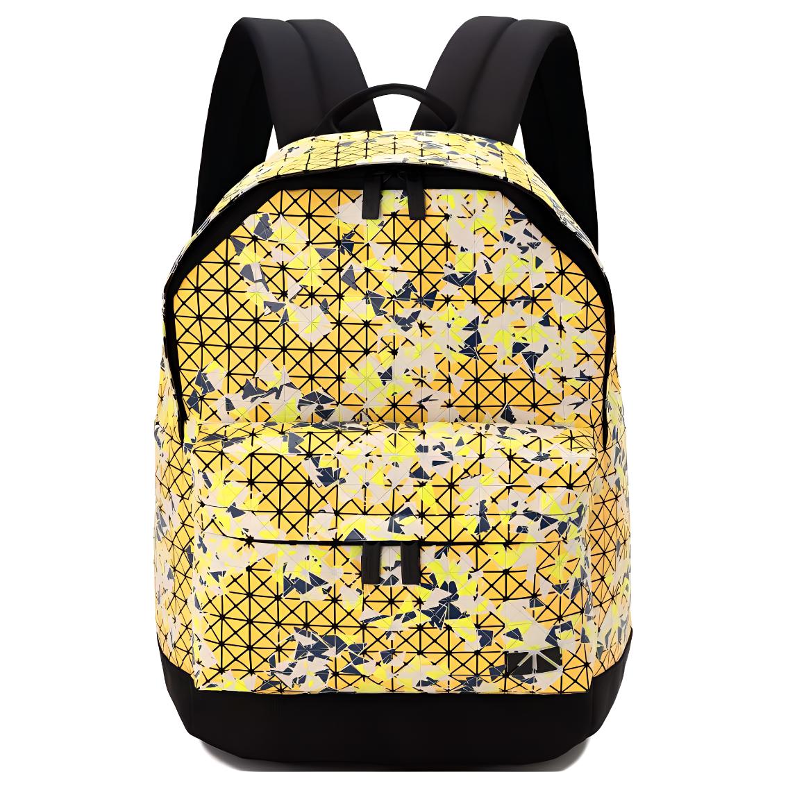 Рюкзак унисекс из полиуретана с кожаной вставкой и аппликацией ярко-желтый ISSEY MIYAKE
Рюкзак унисекс из полиуретана с кожаной вставкой и аппликацией ярко-желтый ISSEY MIYAKE