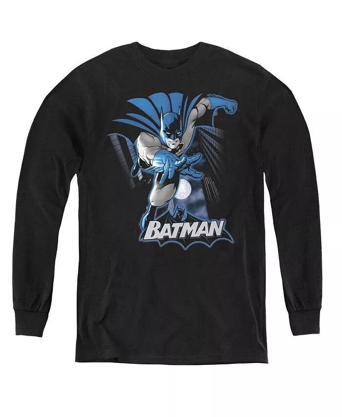 Молодежные толстовка с длинным рукавом Boys of America с изображением Бэтмена в сине-серых тонах Justice League, черный
Молодежные толстовка с длинным рукавом Boys of America с изображением Бэтмена в сине-серых тонах Justice League, черный