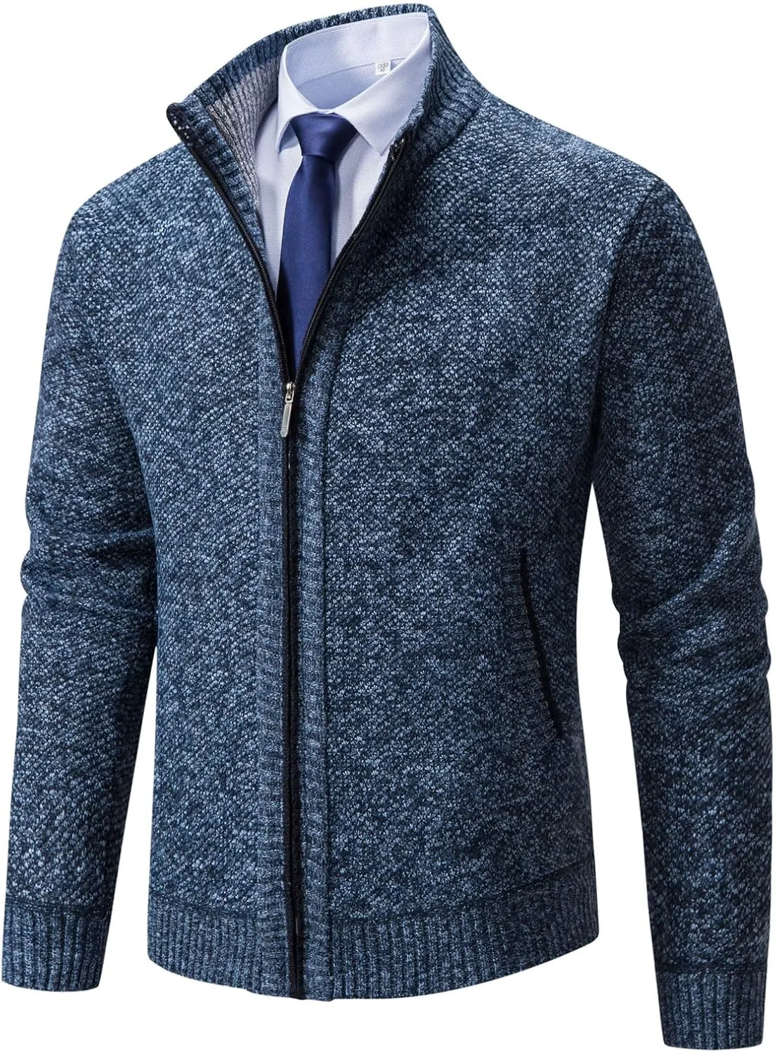 Мужской кардиган с воротником стойкой и двумя карманами Neecan
Мужской кардиган с воротником стойкой и двумя карманами Neecan